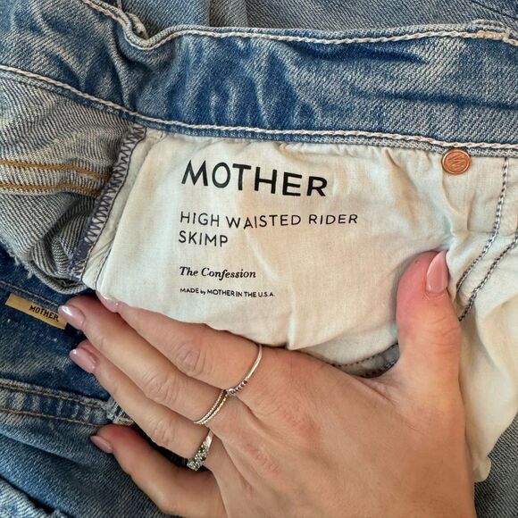 MOTHER SUPERIOR High Waisted Rider Skimp “The Confession” Jeans - Picture 5 of 6
